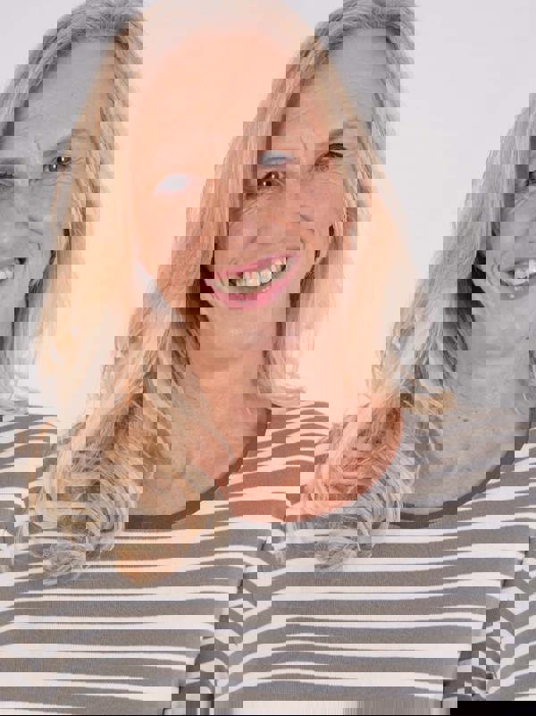 TIGI Stripe And Patch Pocket Top