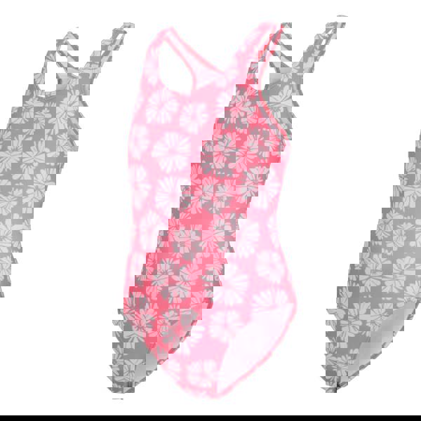 Regatta Girls Katrisse Flower One Piece Swimsuit - Pink Haze/Petal - 