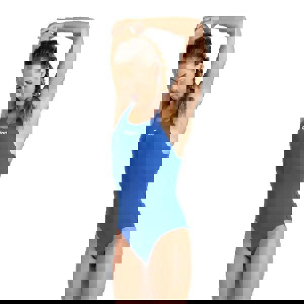 Blue Arena Team Swim Pro Solid Swimsuit in royal white