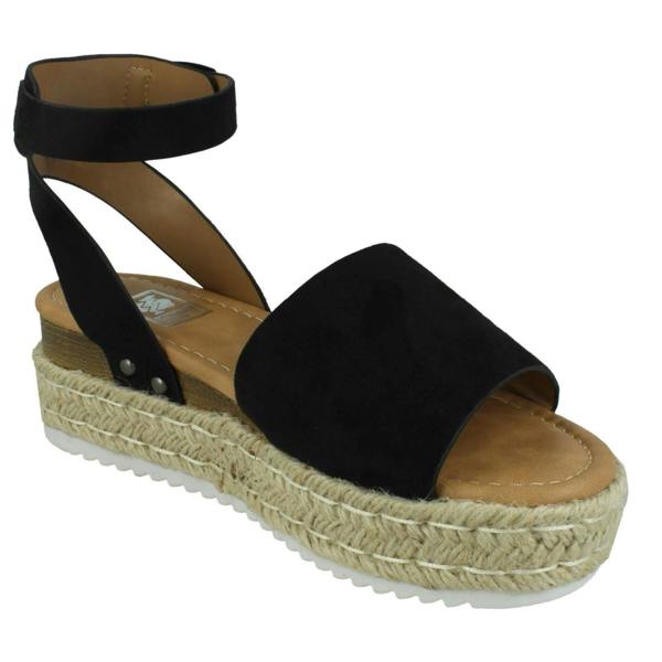 Down to Earth Ladies Down To Earth Flatform Sandals F12006