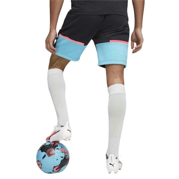 Puma Mens Casuals Elasticated Manchester City FC Football Shorts - Dark Navy - 
