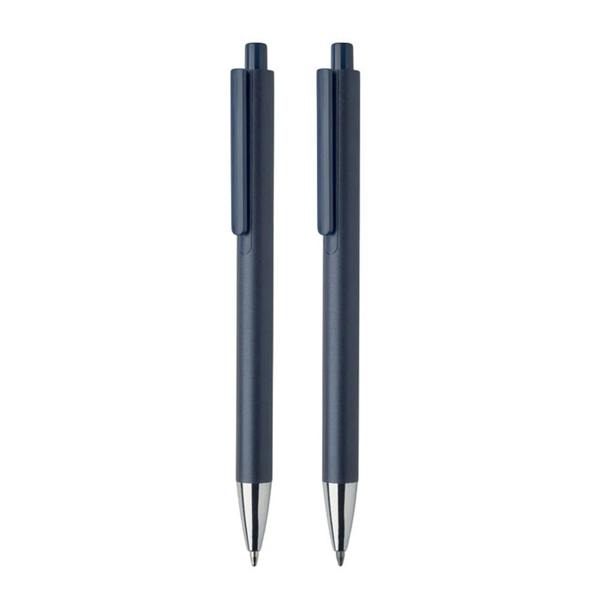 MidOcean Orwell Recycled Aluminium Pen Set (Pack of 2) - French Navy - 