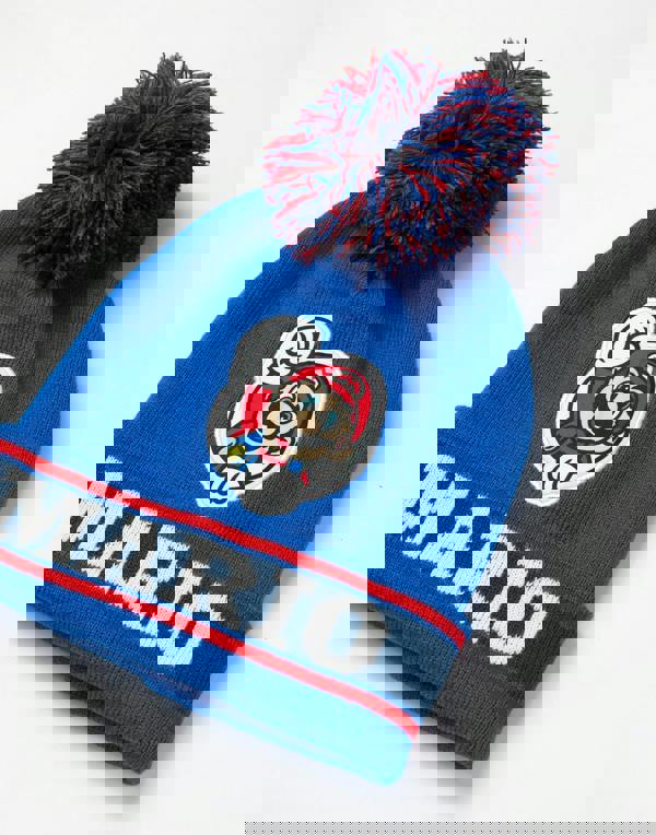 Nintendo Boys Multicoloured Super Mario Beanie and Gloves Set (One Size)