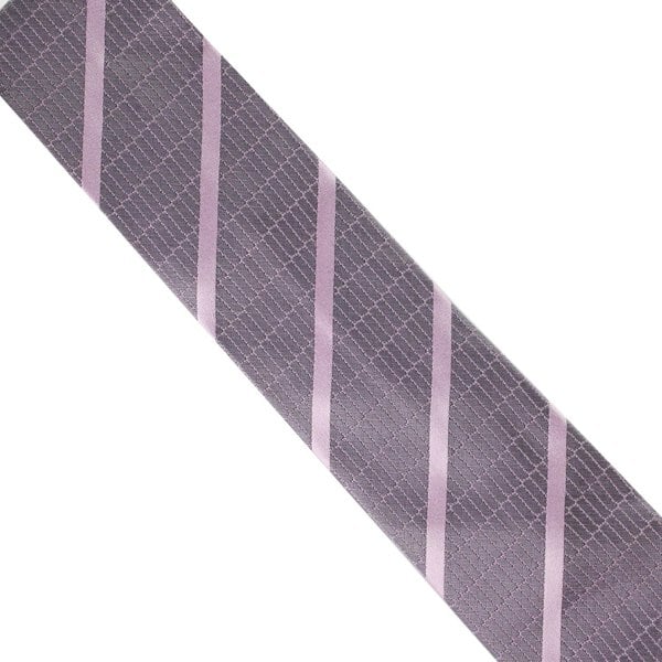 Dunhill luxurious silk tie in a rollaquilt stripe pattern