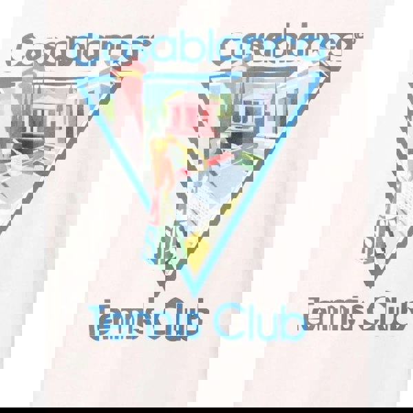 Casablanca Le Joueuse Tennis Club Design Pink T-Shirt S