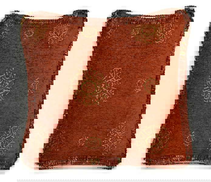 Intimates Luxury Chenille Large Boho Ethnic Cushion - 56cm x 56cm