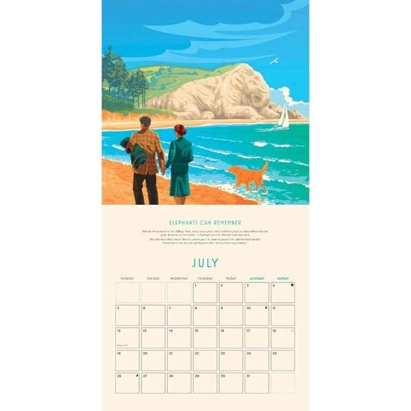 Agatha Christie, Poirot Calendar 2027, Wall Calendars, Month To View, History & Literature, Gift