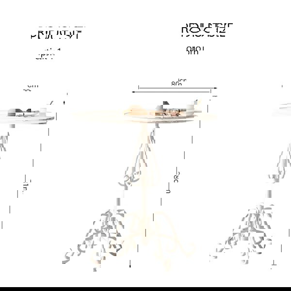 Antonia Outdoor Garden Dining Table Set, Iron-Rit Concept-Option 1 Garden Table-Rit Concept