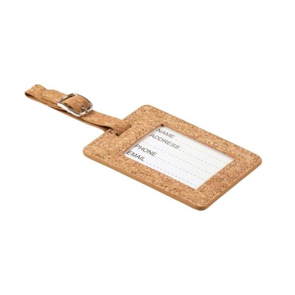 MidOcean Coco Cork Luggage Tag - Beige - 