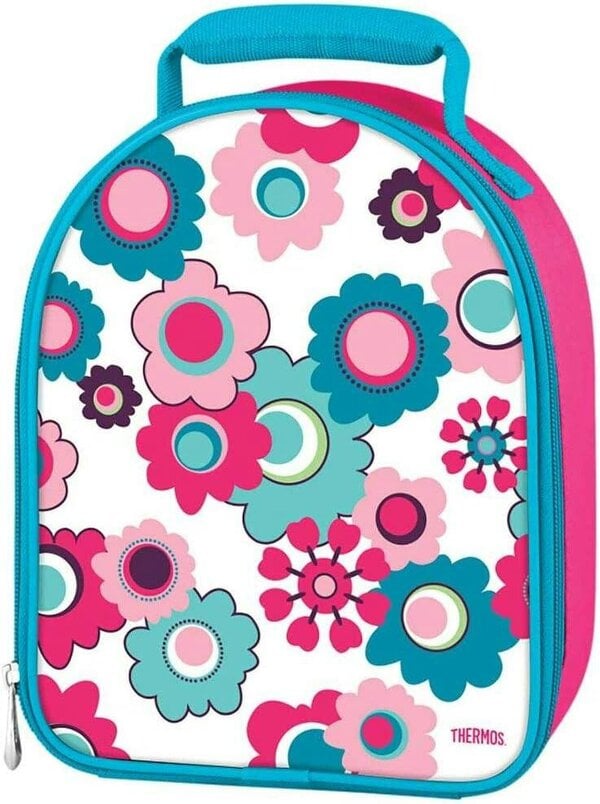 Thermos Floral Insulated Polyester Lunch Bag with Carry Handle