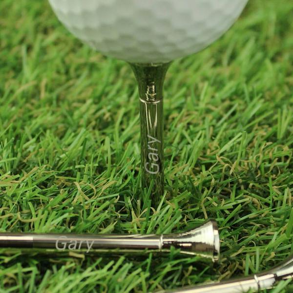 Set Of Four Personalised Golf Tees - lifestyle shot