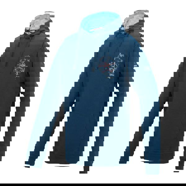 Regatta Mens Cline Compass Hoodie - Moonlight Denim/Nordic Blue - 