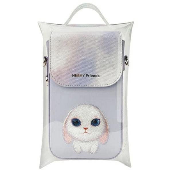 Nimmy Friends Big Eyed Pet 2.0 Rabbit Phone Bag Purple - N-XDY-SJB-08