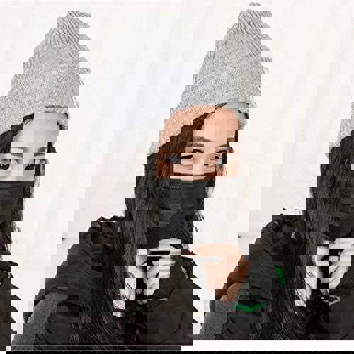 KAV® 50 pack 3 Ply Disposable Face Masks | Face Covering | High Filterability, Suitable For Sensitive Skin Breathable Face Mask (Black)