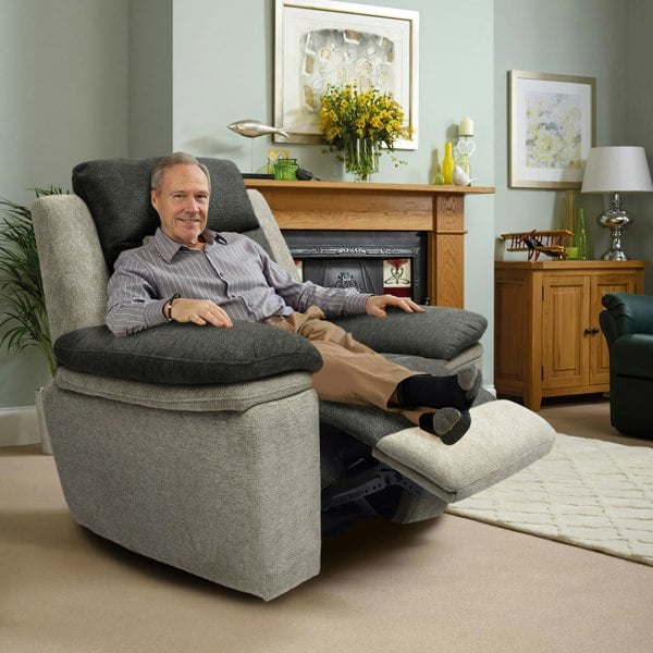 Comfy Living Fabric Manual Reclining Sofa set