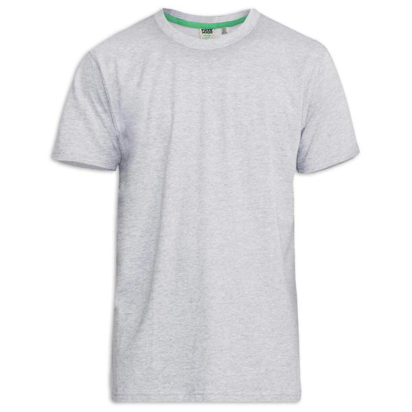 Duke Mens D555 Flyers T-Shirt - Grey Melange - 