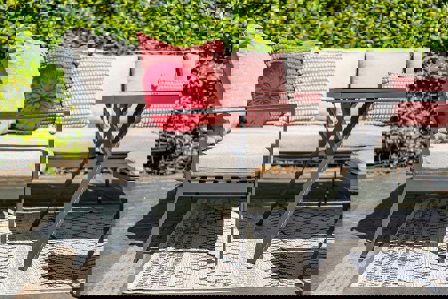 Garden Impressions Sergio - Lounge & Dining Corner Sofa, with Table, Bench and Optional Chair