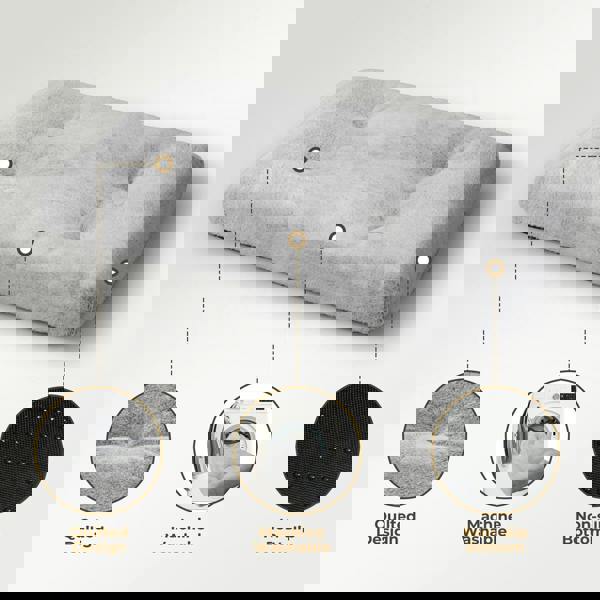 Skylos Pet Bed Soft Cushion Plush  Small Dog Crate Puppy Mattress Washable Pad Mat