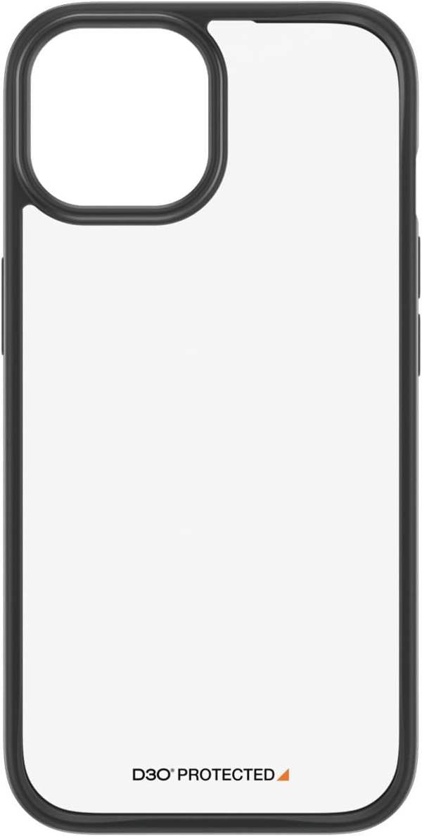 PanzerGlass Panzer Glass Military Grade Standard Clear Case for iPhone 15 6.1" Black Edition - 1176