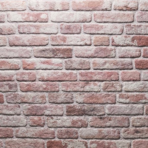 Wallsupply UltraLight Loft Rustic Red Brick Effect HD Printed 3D Wall Panels EPS, 4pcs 2.4m²