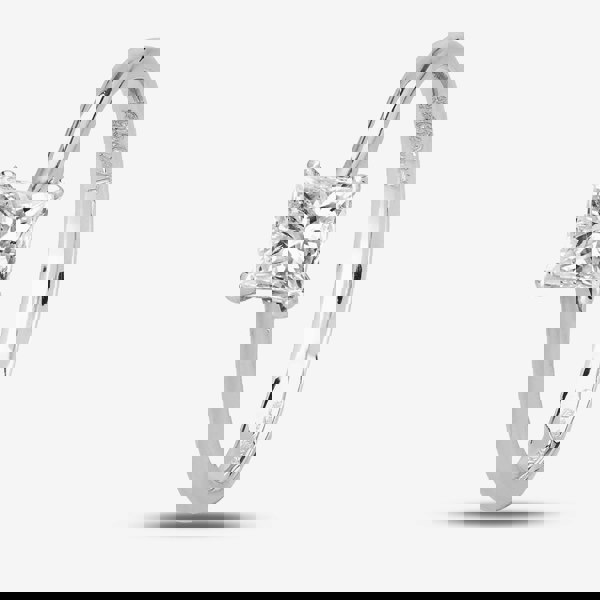 1888 Collection Platinum Princess Cut 0.70ct Diamond Solitaire Ring RI-2022