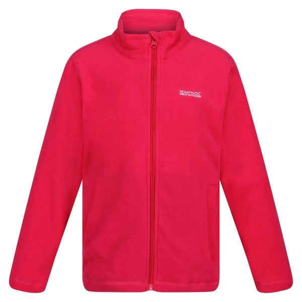 Regatta Great Outdoors Girls King II Lightweight Full Zip Fleece Jacket - Pink Potion