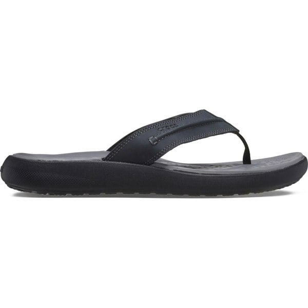 Crocs Yukon Vista II Polyurethane Men's Black Flip Flops