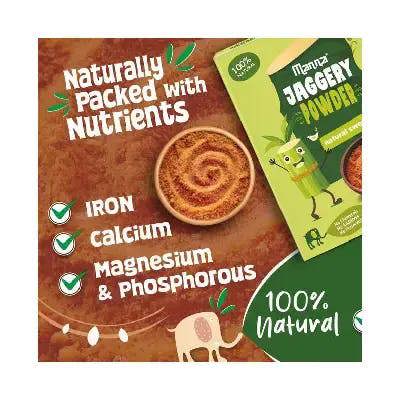 Manna Health Mix 500g and Manna Jaggery Powder 350g Combo Pack | 100% Natural, Zero Added Sugar, No Preservatives, No Chemicals