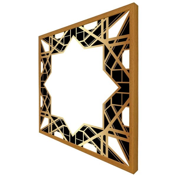 Benjamin Tate Design Art deco star border (Picutre Frame)