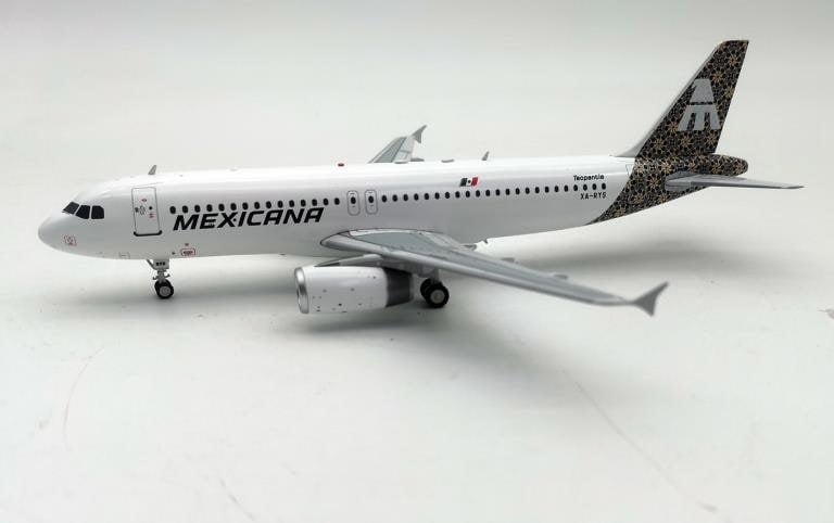 MCSlots XA-RYS Mexicana A320 With Stand 1:200 Inflight200 IF320MX0323