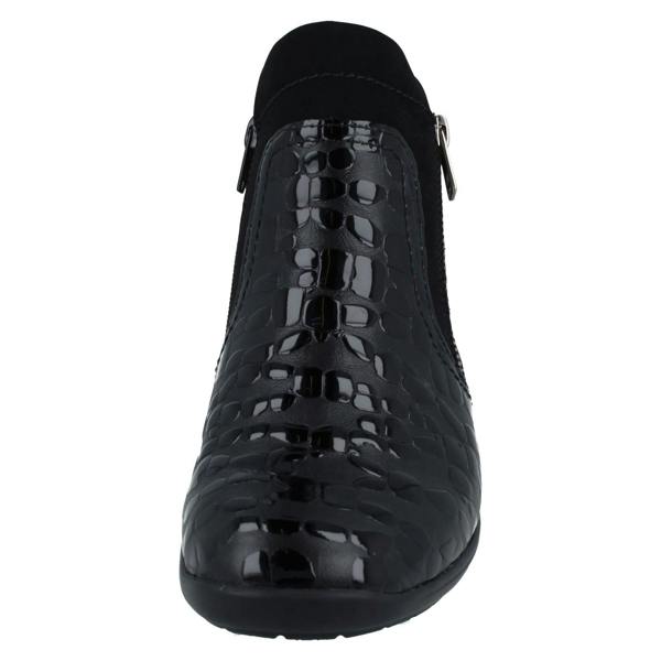 Remonte Ladies Remonte Wide, Double Zip Ankle Boots R7677