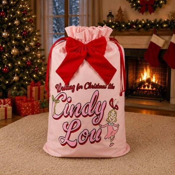 Garden Greatness The Grinch Cindy Lou Christmas Present Sack