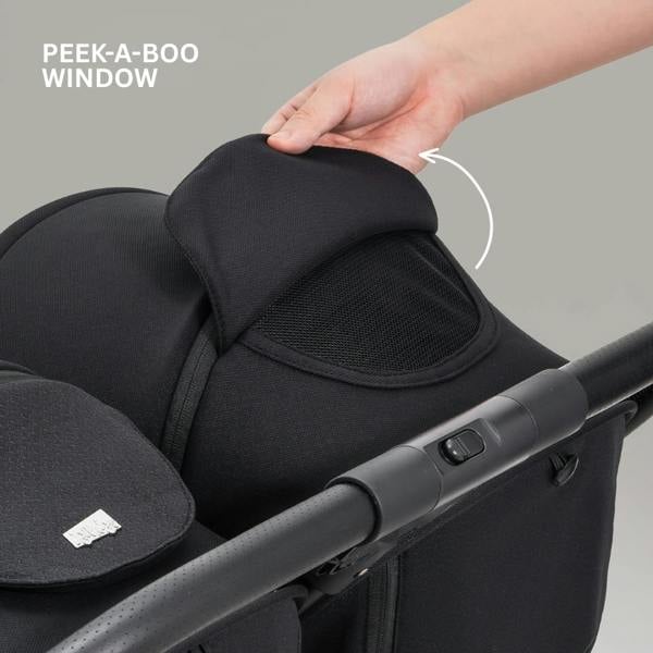 JoviKids Ayla Twin Stroller - Urban Black