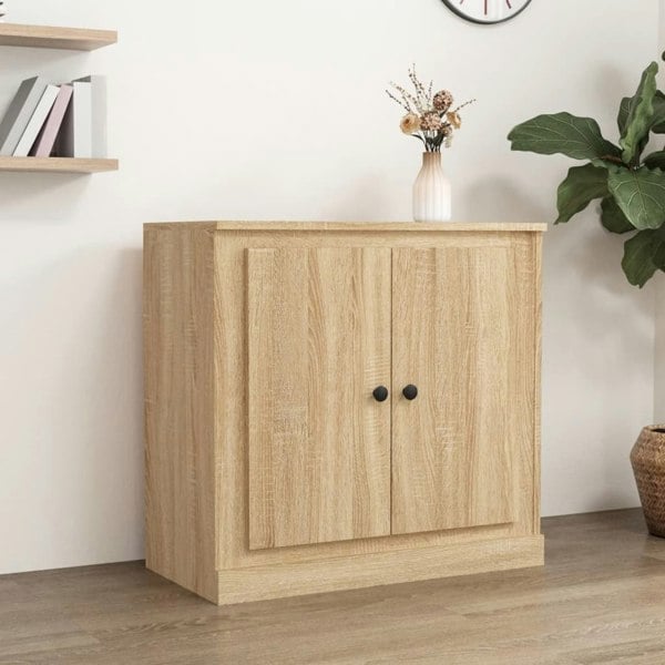Berkfield Sideboard Sonoma Oak 70x35.5x67.5 cm Engineered Wood