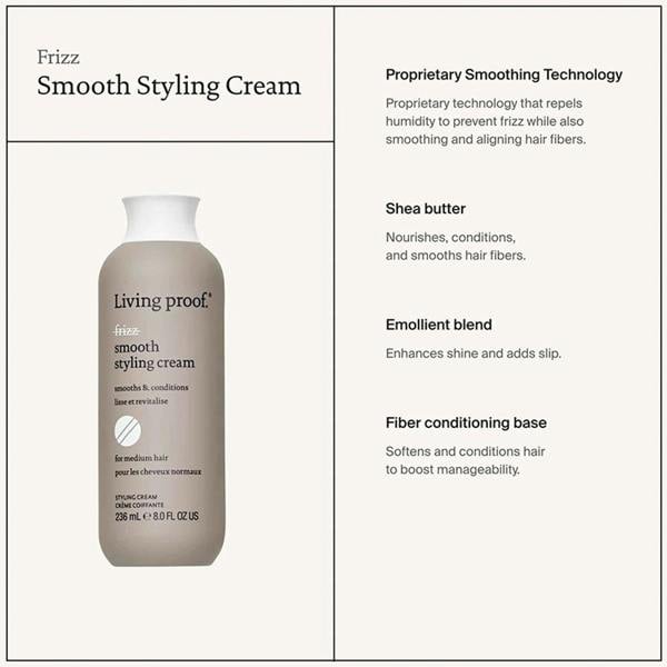 Living Proof. No Frizz Smooth Styling Cream