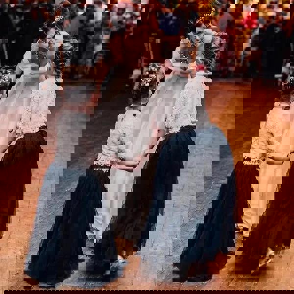 customer image of her wedding 