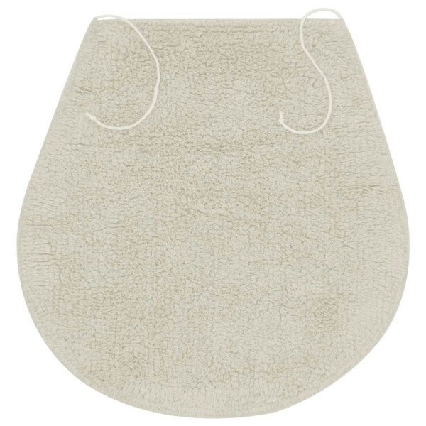 Berkfield Bathroom Mat Set 3 Pieces Fabric White