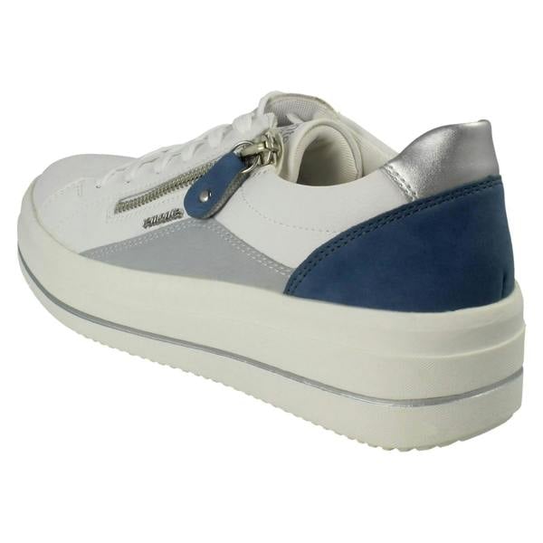 Remonte Ladies Remonte Zip Detail Trainers D1C01