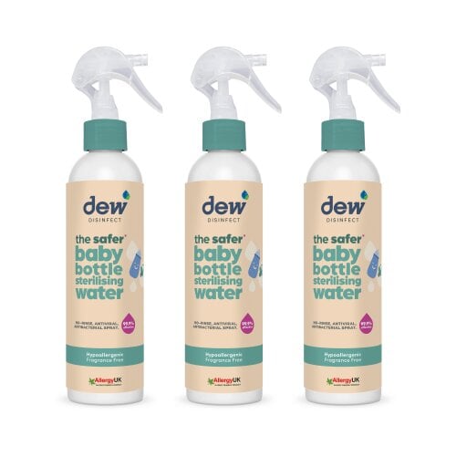 Dew The Safer Disinfect Baby Bottle Sterilising Water Bundle Pack