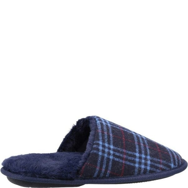 Fleet & Foster Mens Rhys Slippers - Navy