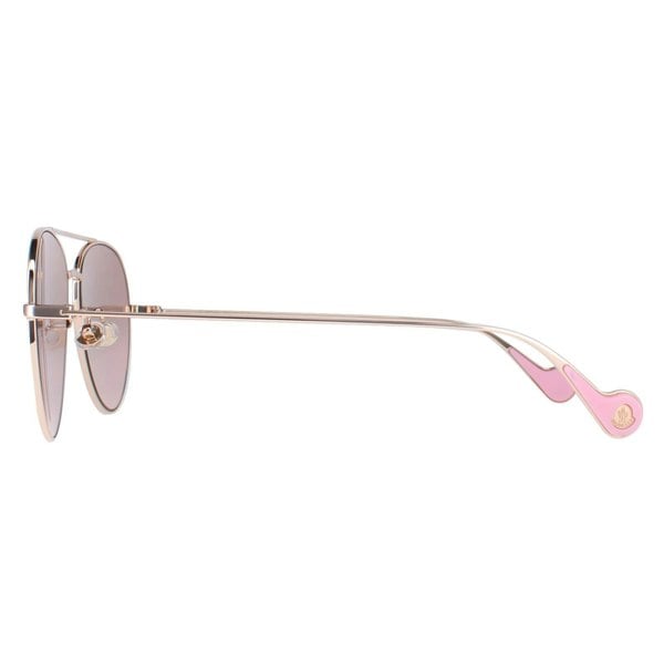 Moncler Sunglasses ML0110-K 28U Shiny Rose Gold Brown Pink Gradient