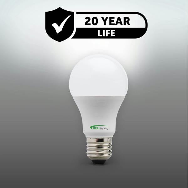 BELL Lighting E27 LED Classic GLS Bulbs 8.1W , 60W Equivalent , Natural White 4000K , Non-Dimmable Energy Saving