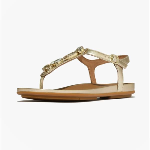 FitFlop FitFlop GRACIE ULTRA Womens Ankle Strap Sandals Platino