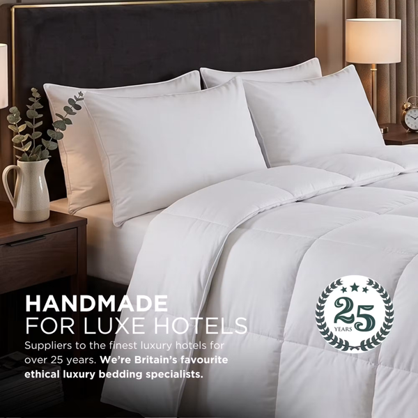 HOMESCAPES Super Microfibre 10.5 Tog Duvet for Autumn / Winter