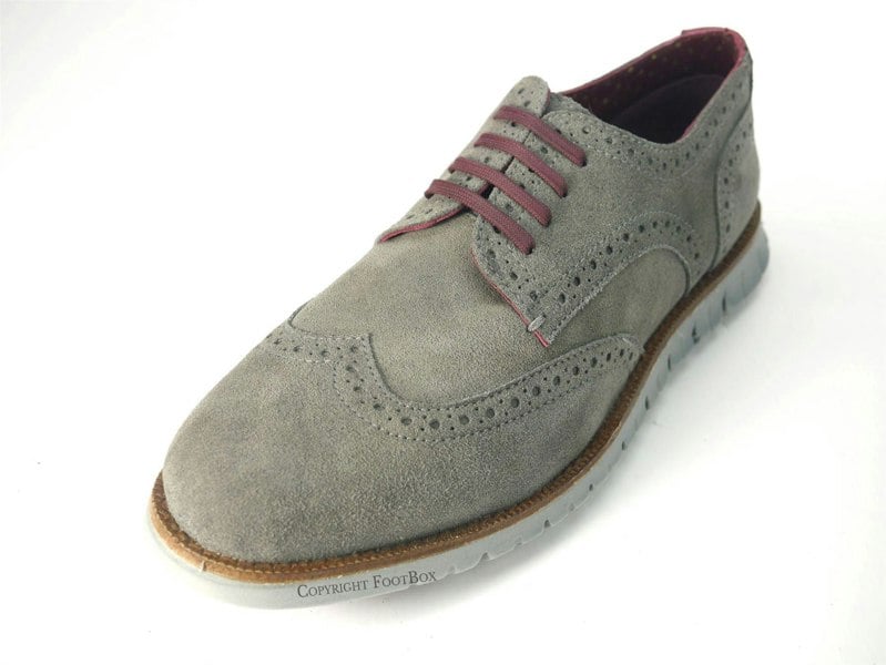 London Brogues Gatz Derby Suede Lightweight Flexible Mens Shoes