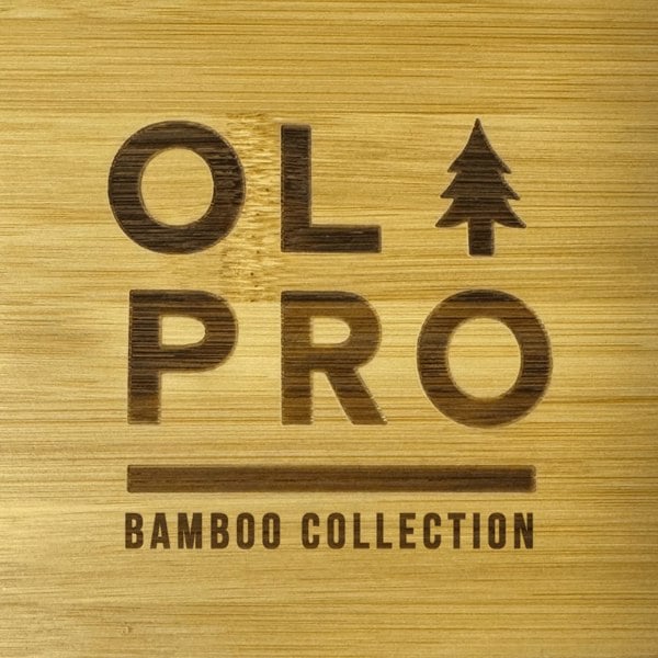 OLPRO Bamboo Camping Stool 2 Fold 
