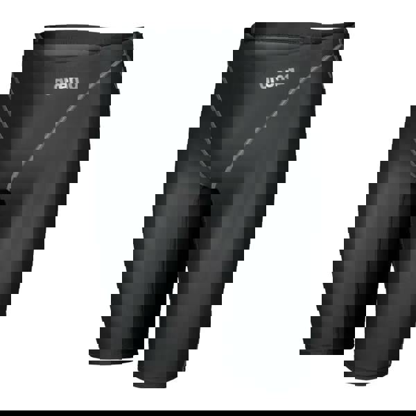 Arena Powerskin ST NEXT black jammer with gray accents, made from recycled materials