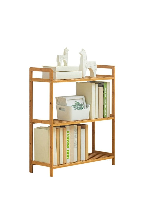 Living and Home 3 Tier Wood Audriel Bookcase