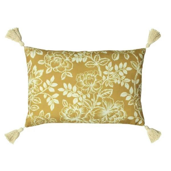 Paoletti Somerton Floral Cushion Cover - Honey - 