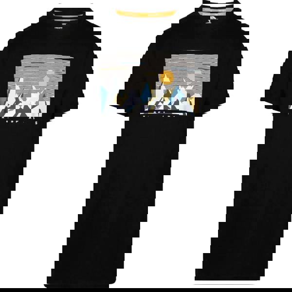 Trespass Mens Ennadai Printed T-Shirt - Black